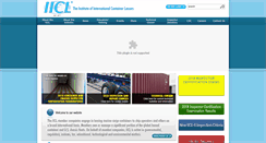 Desktop Screenshot of iicl.org